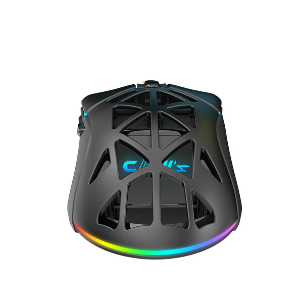 Claw’s Nexus Air Pro 24.000 Dpi Pixart PMW3311 Sensör Makro Yazılımlı - Değiştirilebilir Kapaklı RGB Kablosuz Siyah Oyuncu Mouse