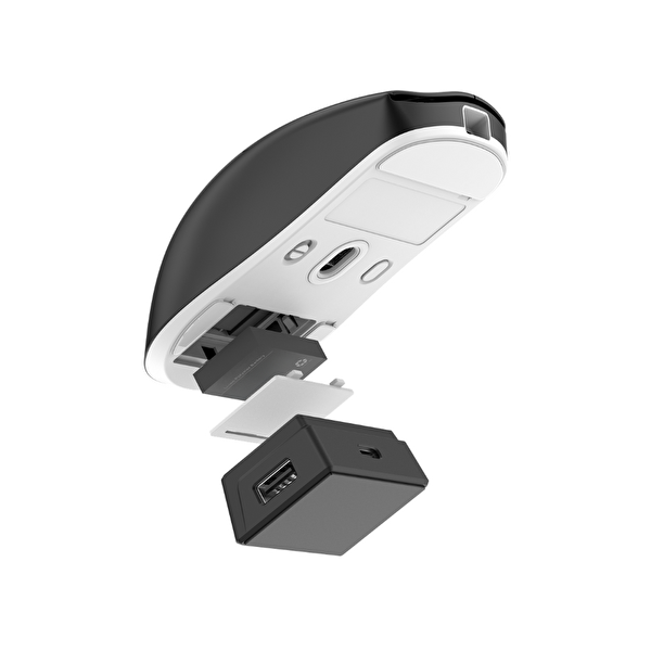 Claw’s Hydra Core 24.000 Dpi PAW 3311 2.4 GHz - BT - Type-C Değiştirilebilir Batarya - PTFE Oyuncu Mouse