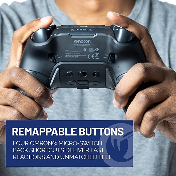 Nacon Revolution 5 Pro Resmi Lisanslı PlayStation Kablosuz Oyuncu Kolu Siyah