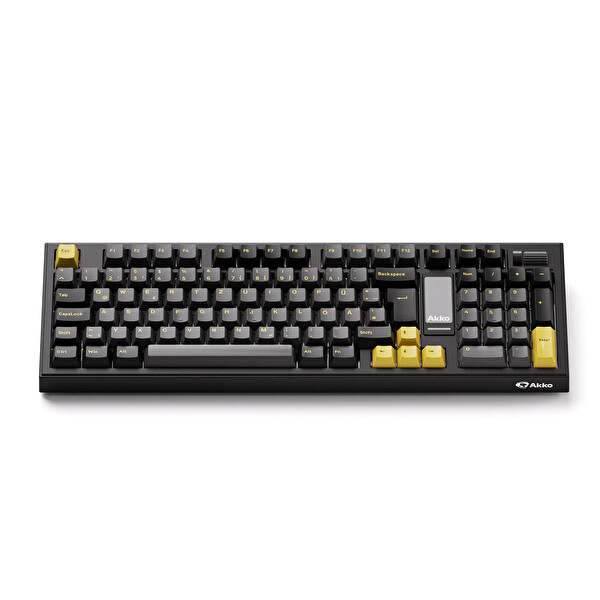 Akko 5098B Siyah-Altın V3 Piano Pro Anahtarlı Hotswap RGB Kablosuz İngilizce Mekanik Oyuncu Klavyesi