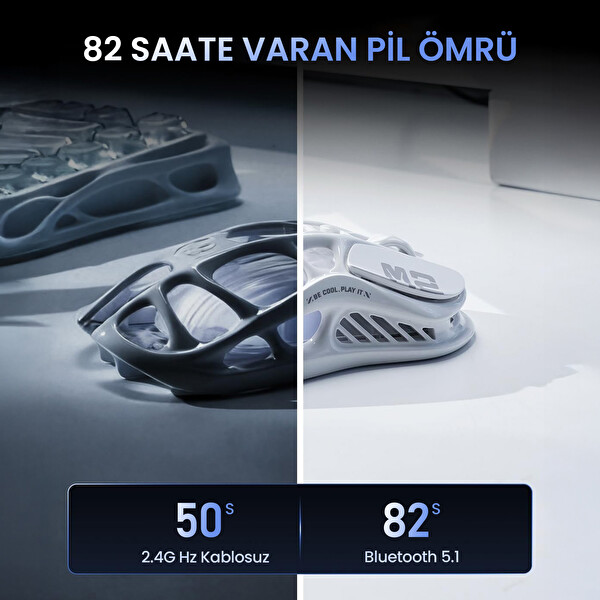 GravaStar K1 Lite Mekanik Gaming Klavye M2 Kablosuz Optik Mouse ve Mousepad Oyuncu Seti Crystal Aurora