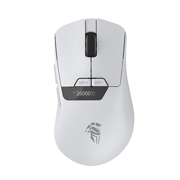 Throne Reflex Core 24.000 Dpi PAW 3311/2K OLED Ekran ve Yazılım PTFE 2.4Ghz -BT- Type-C Oyuncu Faresi
