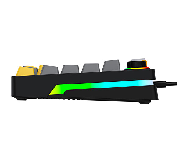 Bronzturq MK1114 RGB Kablosuz ÜÇ Modlu USB - 2.4 GHz - Bluetooth Mekanik Oyuncu Klavyesi