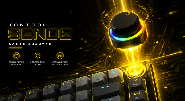 Bronzturq MK1114 RGB Kablosuz ÜÇ Modlu USB - 2.4 GHz - Bluetooth Mekanik Oyuncu Klavyesi