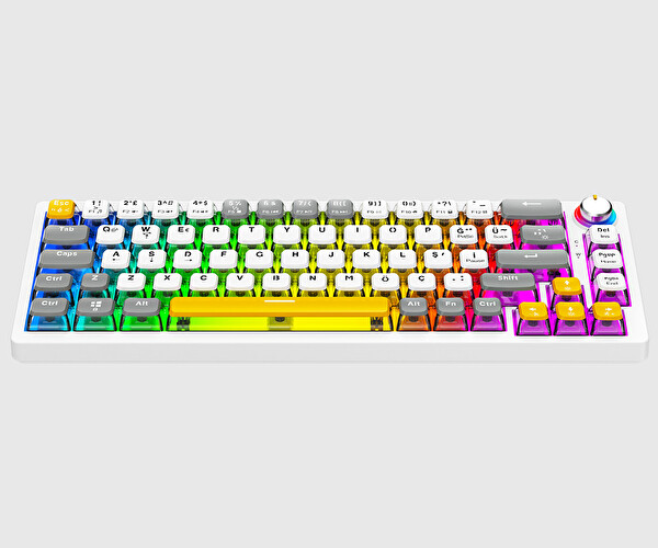 Bronzturq MK1148 RGB Kablolu Mekanik Oyuncu Klavyesi
