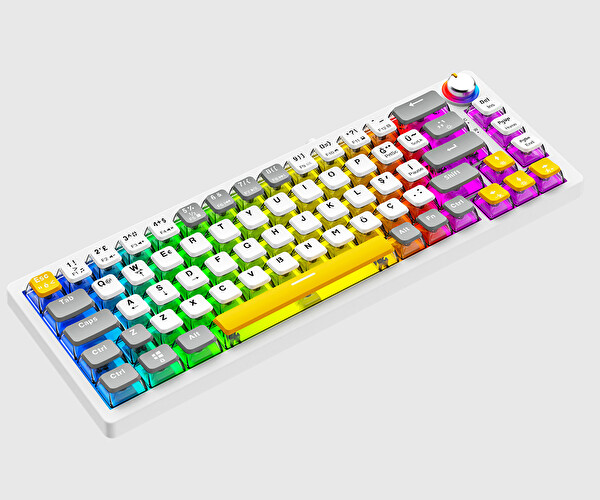 Bronzturq MK1148 RGB Kablolu Mekanik Oyuncu Klavyesi