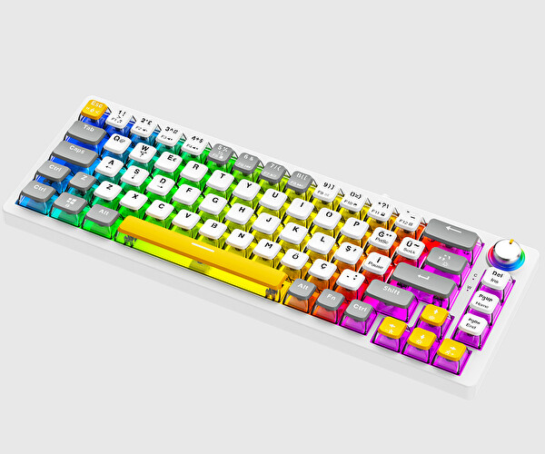 Bronzturq MK1148 RGB Kablolu Mekanik Oyuncu Klavyesi