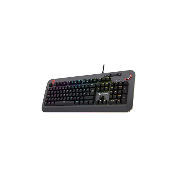 Gamepower Starscream 60M Rgb Kırmızı Anahtar 60 Milyon Türkçe Q USB Suya Dayanıklı Optik Mekanik Oyuncu Klavyesi