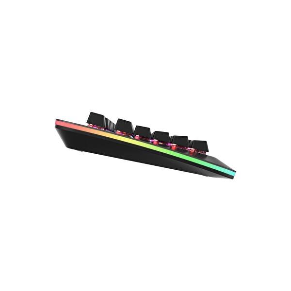 Gamepower Starscream 60M Rgb Kırmızı Anahtar 60 Milyon Türkçe Q USB Suya Dayanıklı Optik Mekanik Oyuncu Klavyesi