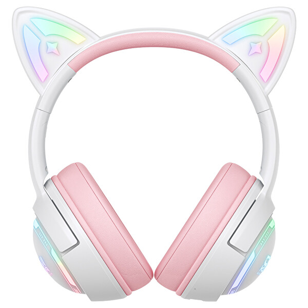 Onikuma GT838 RGB Kablosuz Oyuncu Kulaklığı Pembe