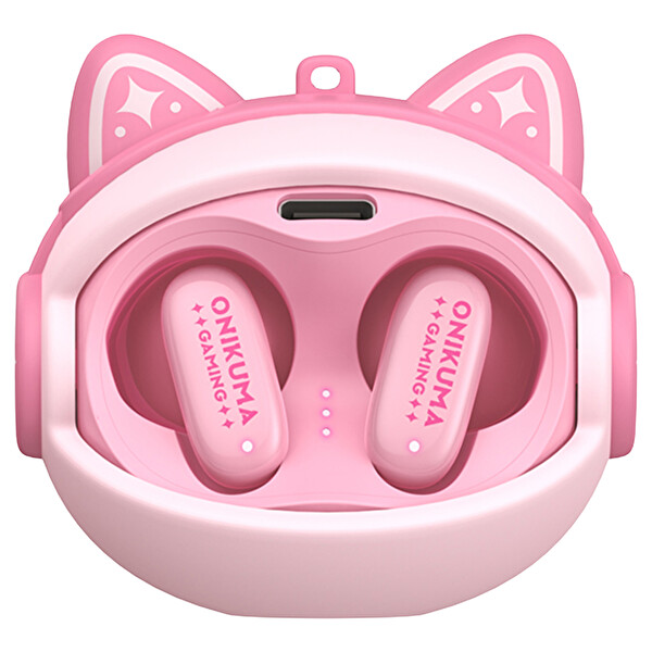 Onikuma TX603 TWS Bluetooth Oyuncu Kulak İçi Kulaklık Pembe