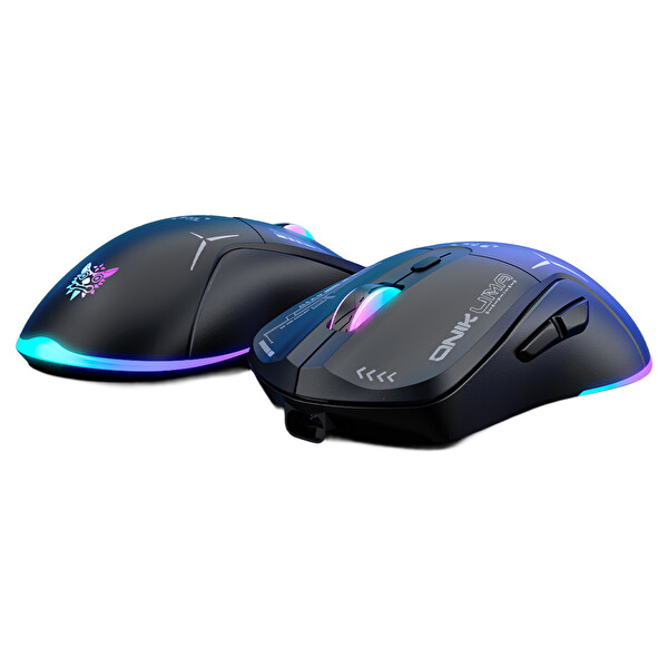 Onikuma CW917 RGB Kablosuz Simetrik Oyuncu Faresi Siyah