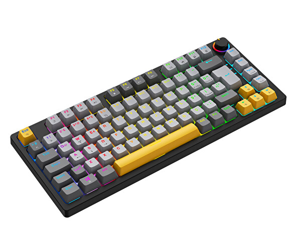 Bronzturq MK1115 Rainbow Anti-Ghosting Kablolu Mekanik Oyuncu Klavyesi