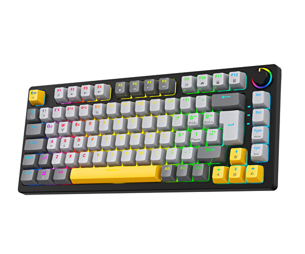 Bronzturq MK1115 Rainbow Anti-Ghosting Kablolu Mekanik Oyuncu Klavyesi