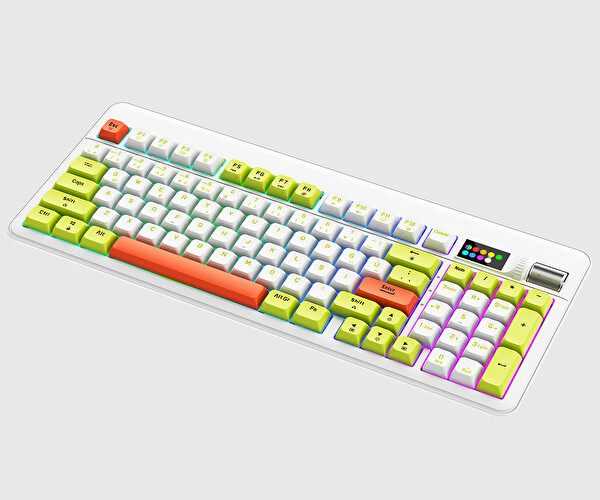 Bronzturq MK1115 Rainbow Anti-Ghosting Kablolu Mekanik Oyuncu Klavyesi