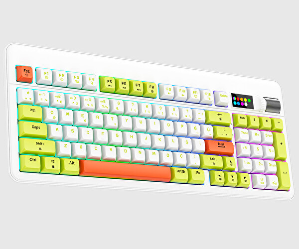 Bronzturq MK1115 Rainbow Anti-Ghosting Kablolu Mekanik Oyuncu Klavyesi