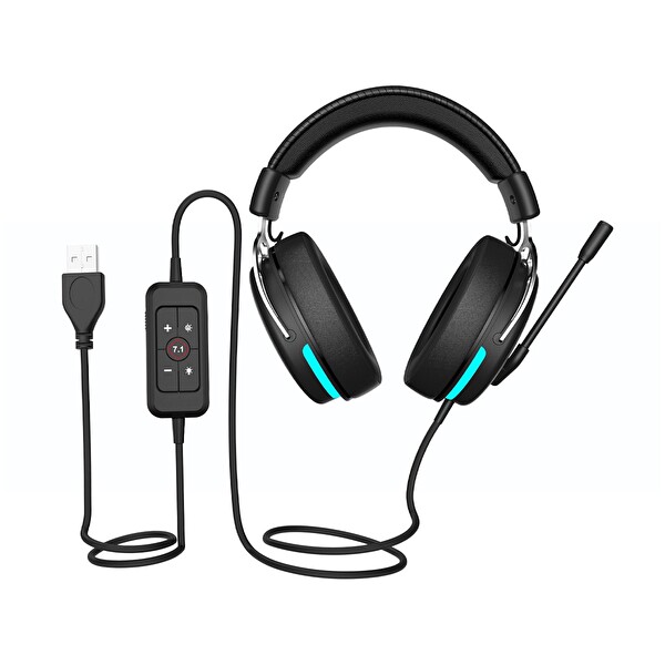 GameRaider Vibe RGB 7.1 Surround Oyuncu Kulaklığı
