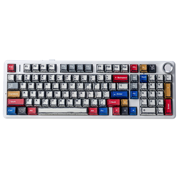 Aula F99 Pro 3 Modlu RGB Hot Swap Mekanik Star Vector Switch Comic Kablosuz Oyuncu Klavyesi
