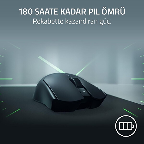 Razer Viper V4 Pro Kablosuz 49G Ultra Hafif Kablosuz 8k Hz E-Spor Oyuncu Faresi Siyah RZ01-05630200-R3G1