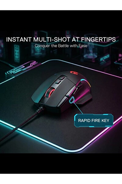 Redragon Viper M925 24000DPI PAW3311 1000Hz Anket Hızı Kablolu Oyuncu Mouse