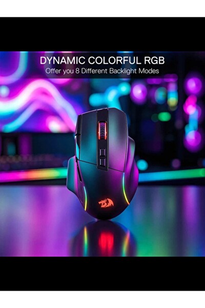 Redragon Viper M925 26000DPI PAW3395 1000Hz Anket Hızı Kablosuz Oyuncu Mouse