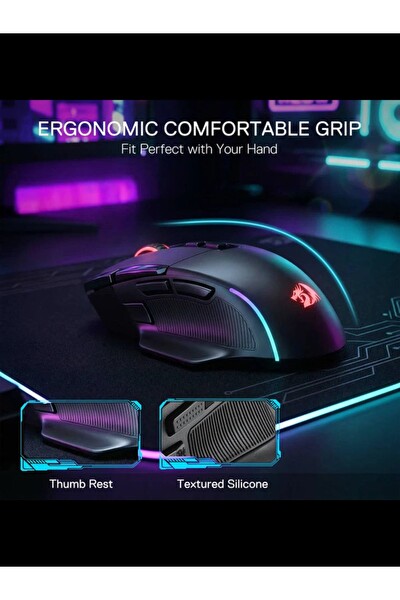 Redragon Viper M925 26000DPI PAW3395 1000Hz Anket Hızı Kablosuz Oyuncu Mouse