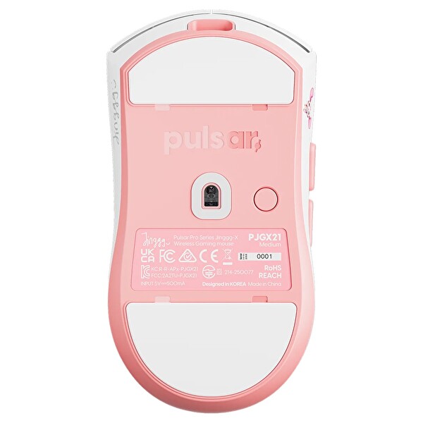 Pulsar Pro Series Jinggg-X Orta Boy 8K Hz XS-1 Sensör Kablosuz Oyuncu Mouse PJGX21
