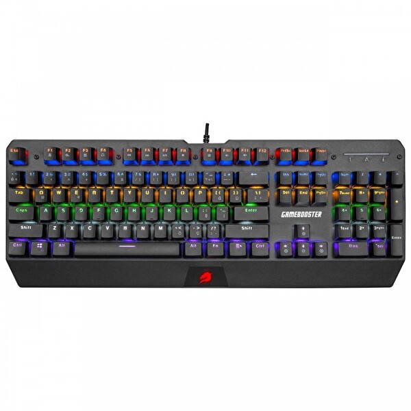 GameBooster G5R Defender Rainbow Aydınlatmalı Mekanik Siyah Kablolu Oyuncu Klavyesi