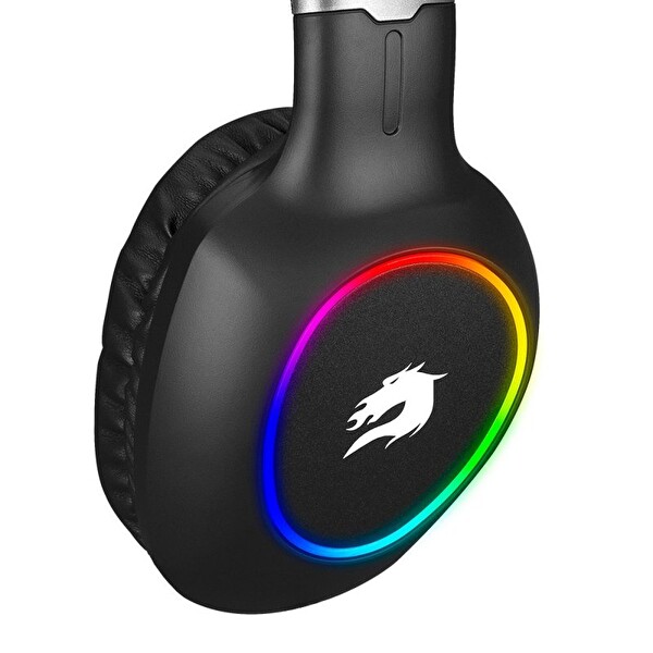 GameBooster H05 Zen Rainbow LED 7.1 Titreşimli Siyah Oyuncu Kulaklığı