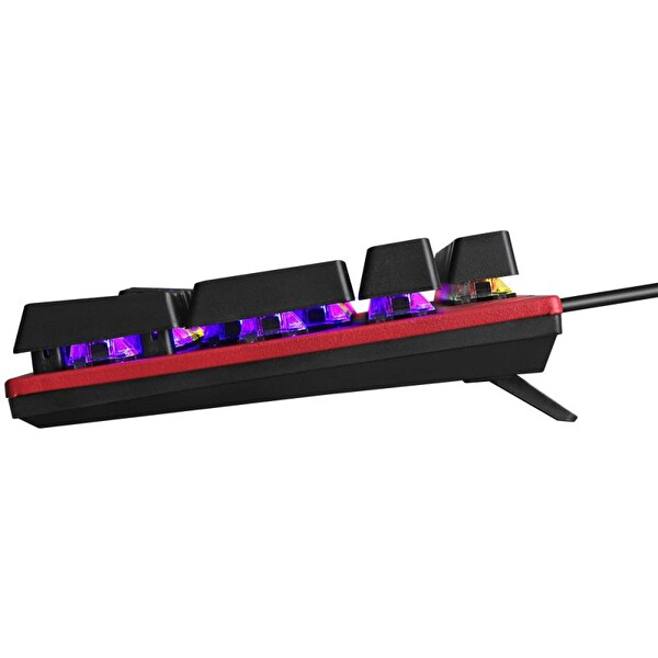 GameBooster GB-G44 Radiance Rainbow Aydınlatmalı 105 Tuş Mekanik Kırmızı Kablolu Oyuncu Klavyesi