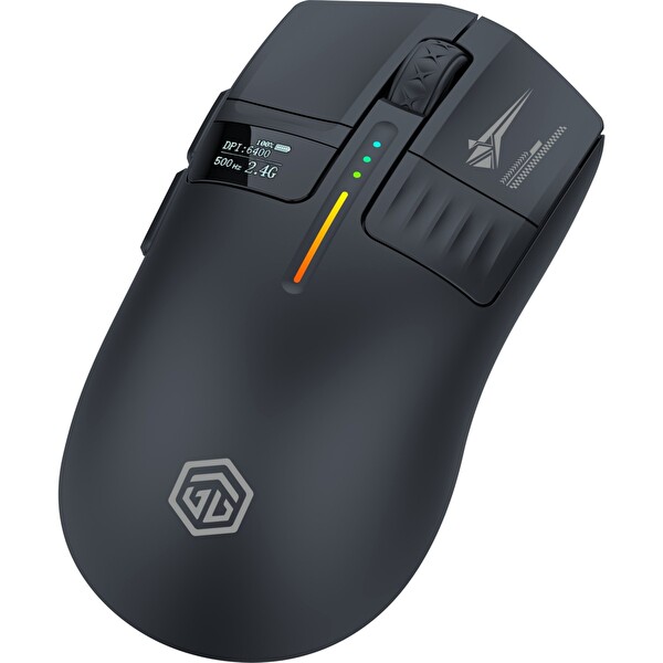 GameBooster Sway Rgb 24000DPI OLED Triple Mode Oyuncu Mouse Siyah