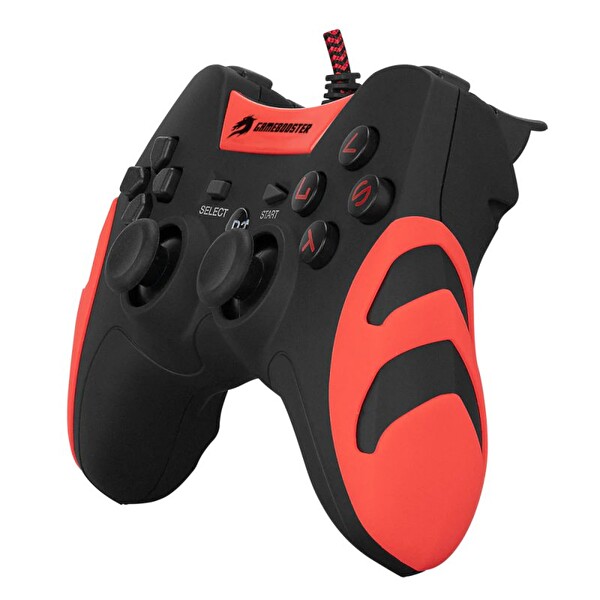 GameBooster GB-J54R PS3 - PC Uyumlu Kablolu Oyun Kolu Kırmızı