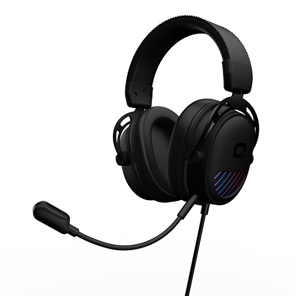 Quantum Gaming Thunderbass RGB 50MM Driver Gürültü Önleyicili Mikrofonlu USB Kablolu Oyuncu Kulaklığı