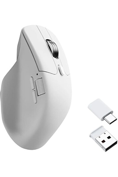 Keychron M6 Yükseltme Kablosuz Bluetooth 2.4 GHz Kablolu Optik 1000 Hz Hafif Programlanabilir PixArt 33 Oyuncu Mouse