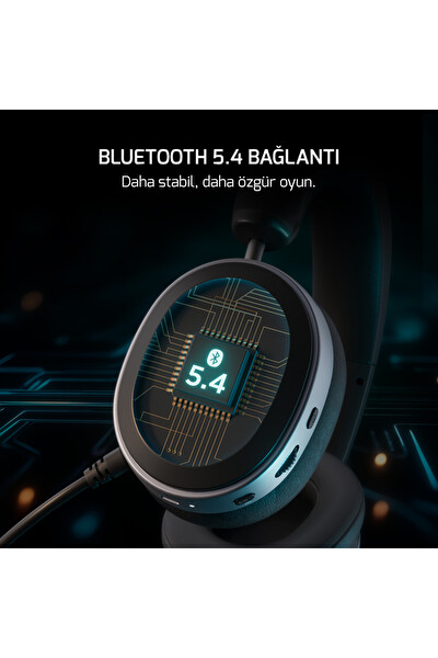 Gamepower Ultima Wireless 360 Derece Surround Hi-Fi Siyah Oyuncu Kulaklığı