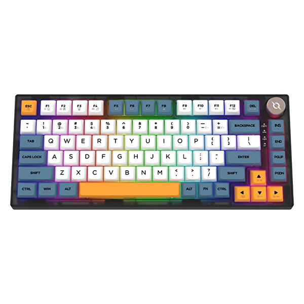 Aqirys Libertas %75 HaiMu x Aqirys Super Silent Switch RGB Hotswap Kablosuz İngilizce Mekanik Oyuncu Klavyesi