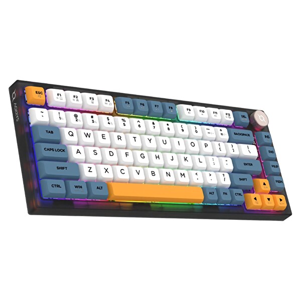 Aqirys Libertas %75 HaiMu x Aqirys Super Silent Switch RGB Hotswap Kablosuz İngilizce Mekanik Oyuncu Klavyesi