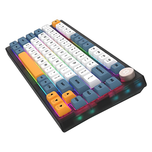 Aqirys Libertas %75 HaiMu x Aqirys Super Silent Switch RGB Hotswap Kablosuz İngilizce Mekanik Oyuncu Klavyesi