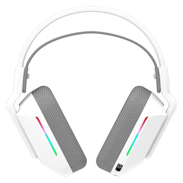 Aqirys Alya V2.0 White Wireless RGB 3D Stereo Kablosuz Oyuncu Kulaklığı Beyaz