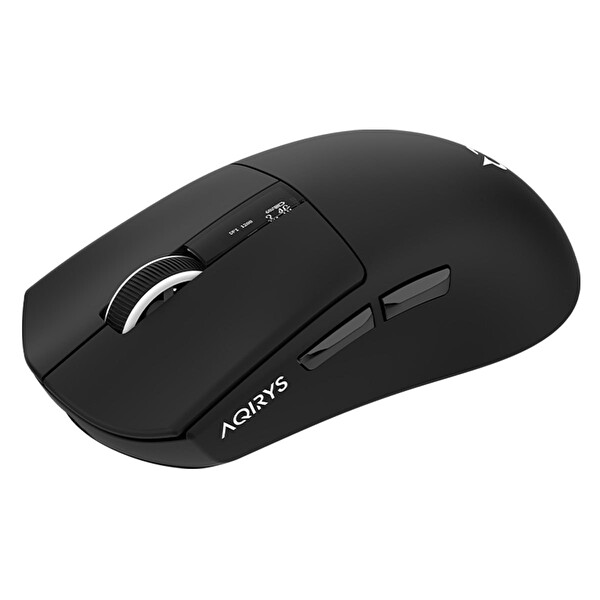 Aqirys Zephyr OLED Ekranlı Kablosuz Simetrik Oyuncu Faresi Siyah