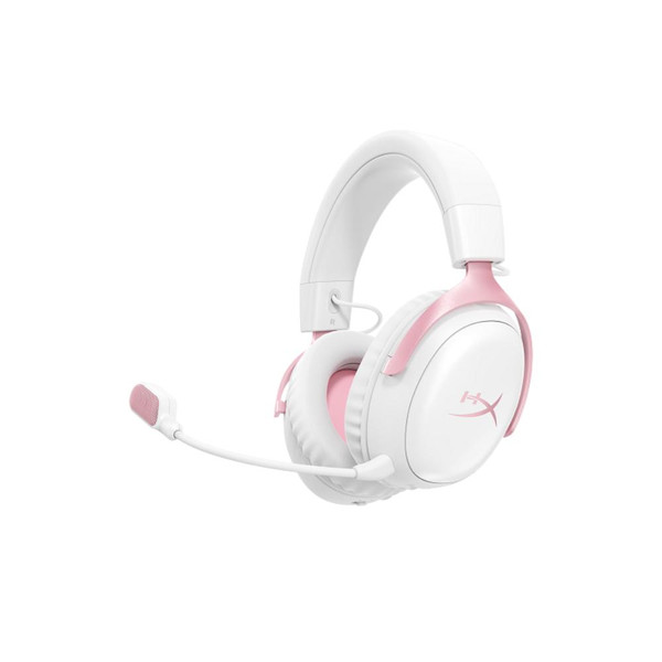 Hyperx Cloud III S DG0R2AA Kablosuz Oyuncu Kulaklığı Beyaz Pembe