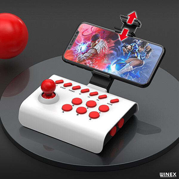 Winex BSP-Y01 Switch/PS3/PS4/PC/Android/iOS MF/TV Kırmızı Retro Joystick Oyun Konsolu