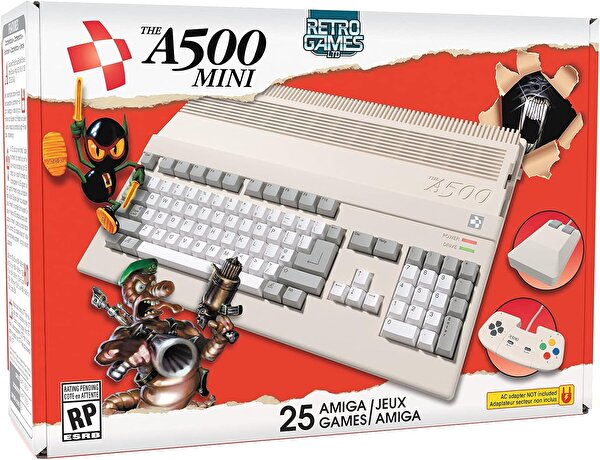 Retro Games Retro Games The A500 25 Oyunlu Mini Amiga Retro Oyun Konsolu