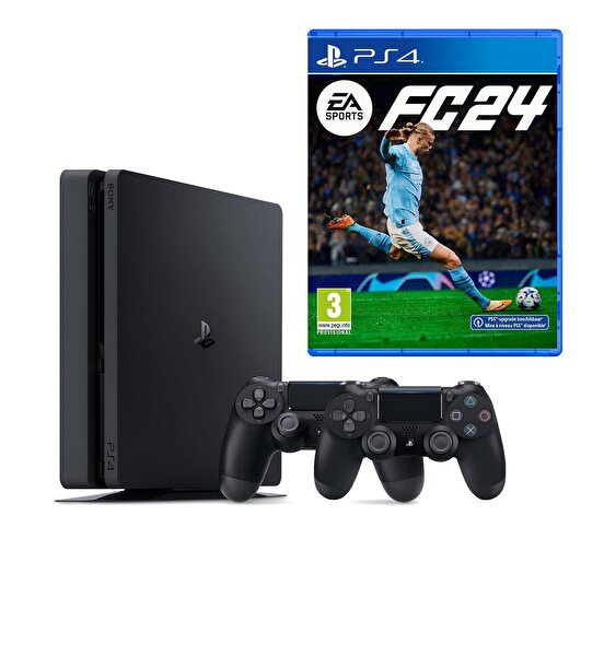 Sony Playstation 4 Slim 500 GB Oyun Konsolu + 2. Dualshock Kol + EA Sports  FC 24 PS4 Oyun (İthalatçı Garantili) Fiyatı ve Özellikleri Kampanyaları &  Fırsatları - Teknosa