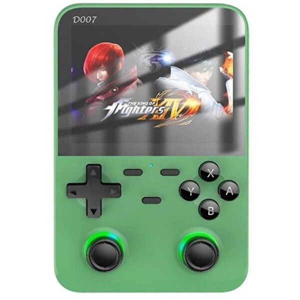 Cosmostech D007 Plus Android HD IPS 3.5 Ekran -10.000+ Oyunlu Taşınabilir Retro El Atarisi Game Oyun Konsolu Yeşil