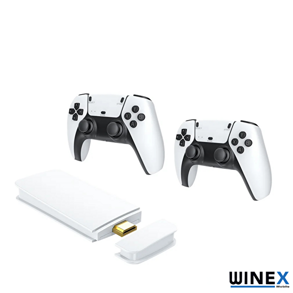 Winex Arcade 2024 4KHD Emuelec Retro Game Stick 90'lı Yıllar Atari Makinesi Oyunları 20600 Oyunlu Konsol M15