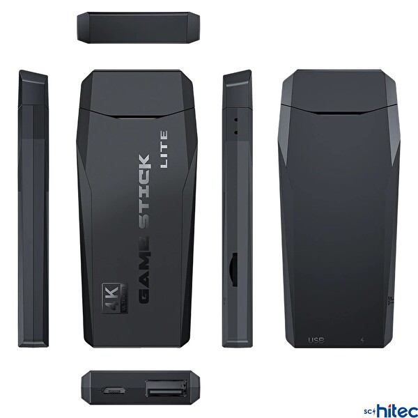 ScHitec Arcade Yeni 4KHD Retro Game Stick 90'lı Yıllar Atari Makinesi Oyunları 5742 Oyunlu Konsol