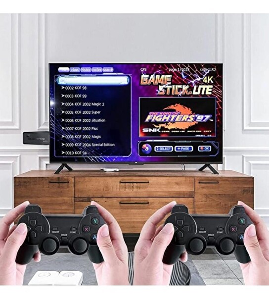 ZHL Tools 20000 Oyunlu 2.4G Kablosuz Çift Kol Retro Atari Game Stick