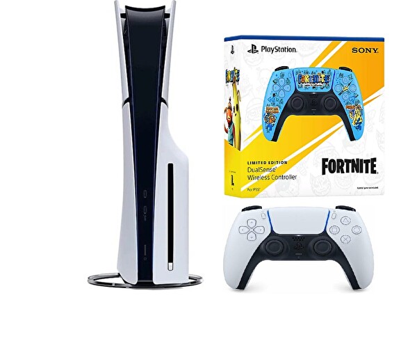 Playstation 5 Slim + 2.Kol Dualsense Fortnte Edition