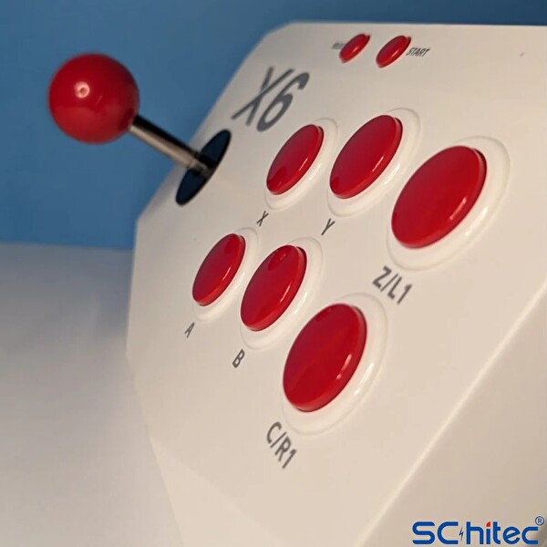 ScHitec 21150 X6 4KHD 64GB Kablosuz Çift Arcade Joystickli Retro Oyun Konsolu